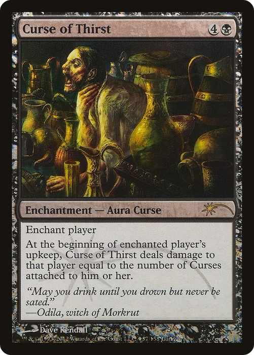Curse of Thirst (WPN-081) - rare - Foil