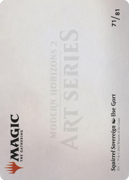 Squirrel Sovereign // Squirrel Sovereign (AMH2-071) - common (Borderless) - Foil