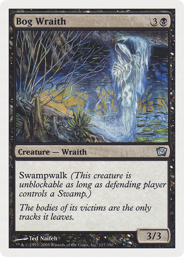 Bog Wraith (9ED-117) - uncommon