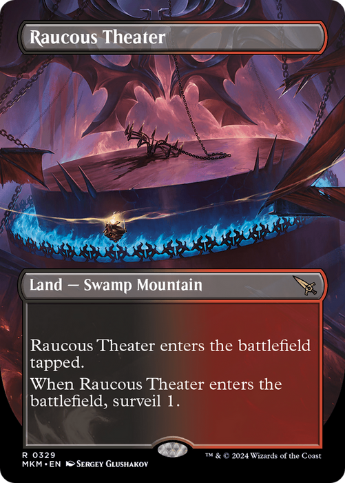 Raucous Theater (MKM-329) - rare (Borderless) - Foil