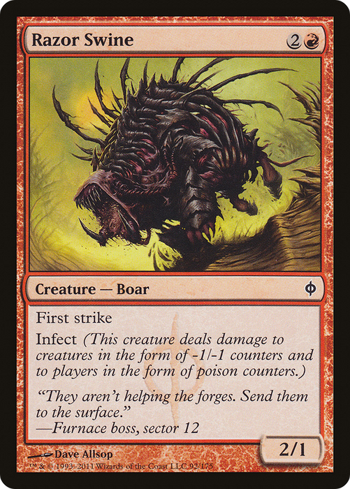 Razor Swine (NPH-092) - common - Foil