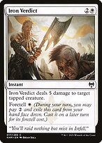 Iron Verdict (KHM-017) - common - Foil
