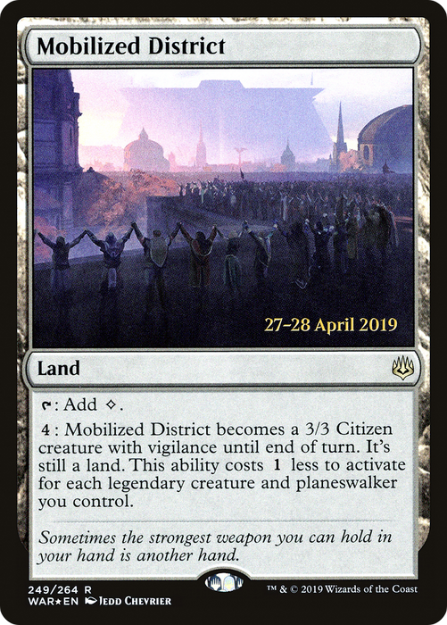 Mobilized District (PRE-249S) - rare - Foil