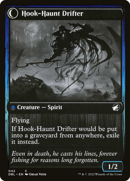 Baithook Angler // Hook-Haunt Drifter (DBL-042) - common: (Double Faced Transform) - Foil