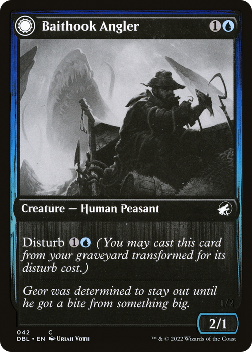 Baithook Angler // Hook-Haunt Drifter (DBL-042) - common: (Double Faced Transform) - Foil