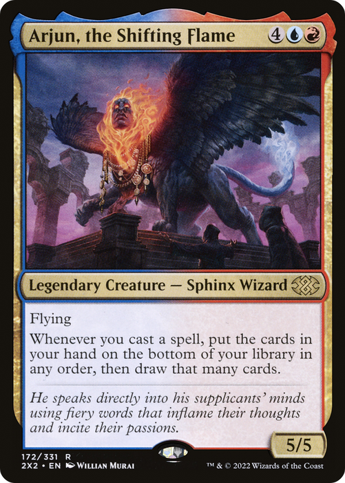 Arjun, the Shifting Flame (2X2-172) - rare - Foil