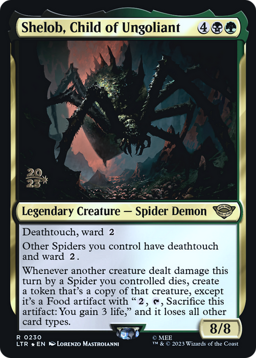 Shelob, Child of Ungoliant (PRE-230S) - rare - Foil