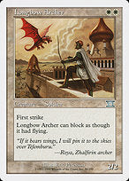Longbow Archer (6ED-030) - uncommon