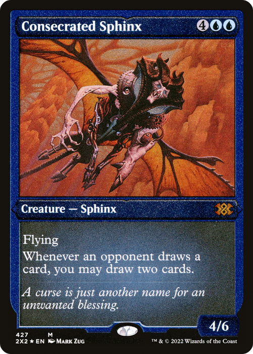Consecrated Sphinx (2X2-427) - mythic - Etched Foil