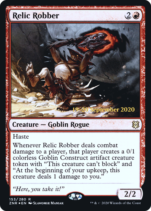 Relic Robber (PRE-153S) - rare - Foil