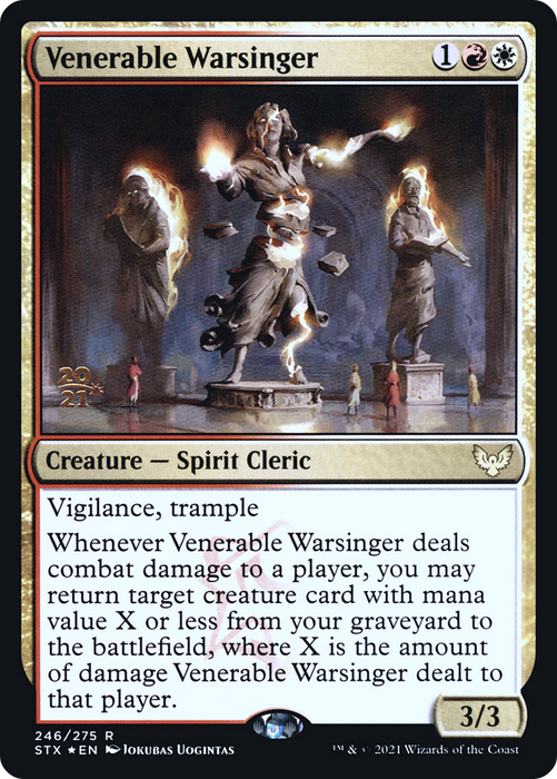 Venerable Warsinger (PRE-246S) - rare - Foil