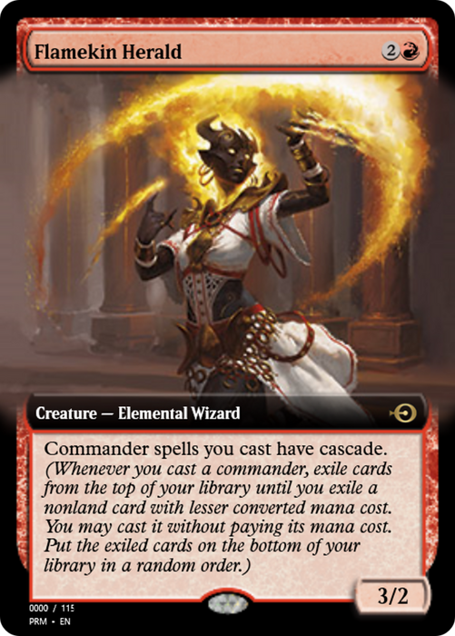 Flamekin Herald (PRM-85972) - rare - Foil