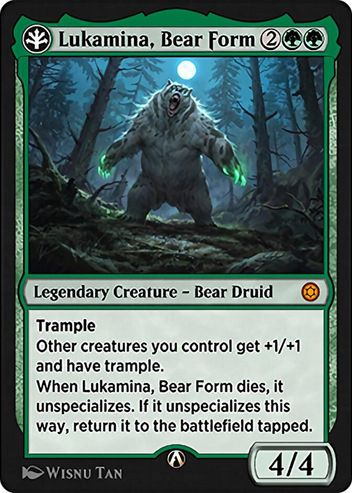 Lukamina, Bear Form (HBG-17G) - mythic