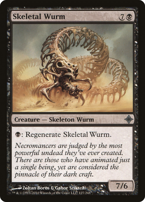Skeletal Wurm (ROE-127) - uncommon - Foil