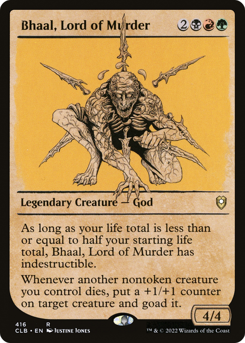 Bhaal, Lord of Murder (CLB-416) - rare: (Showcase) - Foil