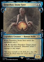 Denethor, Stone Seer (LTC-422) - rare: (Showcase) - Foil