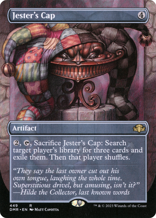 Jester's Cap (DMR-449) - rare (Borderless) - Foil