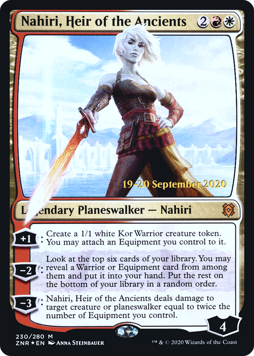 Nahiri, Heir of the Ancients (PRE-230S) - mythic - Foil