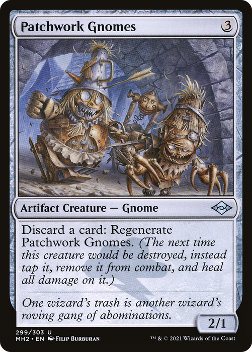 Patchwork Gnomes (MH2-299) - uncommon - Foil