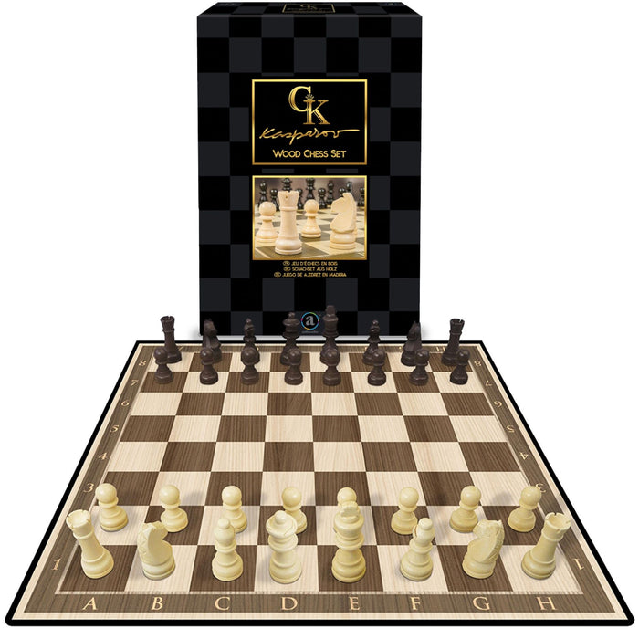 Jeu d'Échecs en Bois (multilingue)