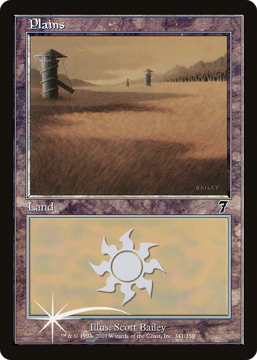 Plains (7ED-341★) - common - Foil