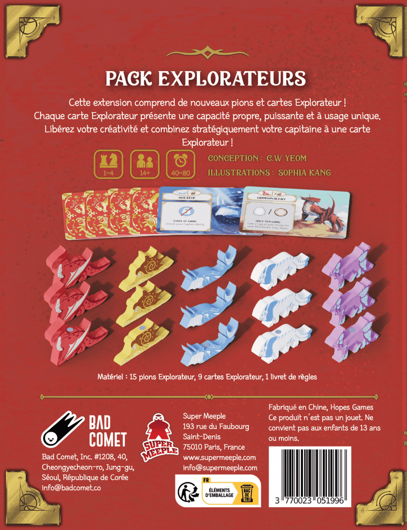 Wondrous Creatures: Packs Explorateurs (français)