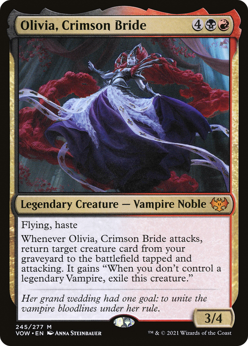 Olivia, Crimson Bride (VOW-245) - mythic - Foil