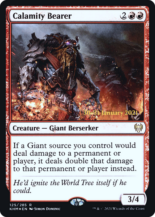 Calamity Bearer (PRE-125S) - rare - Foil