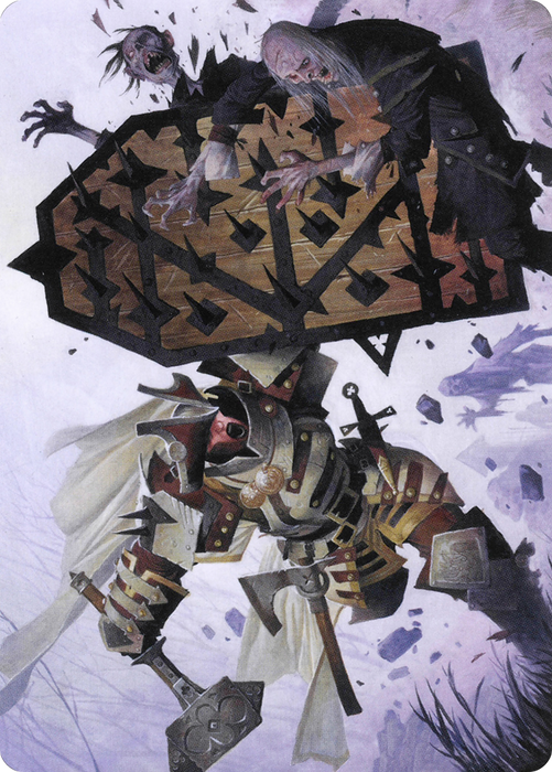 Estwald Shieldbasher // Estwald Shieldbasher (AVOW-009) - common (Borderless) - Foil