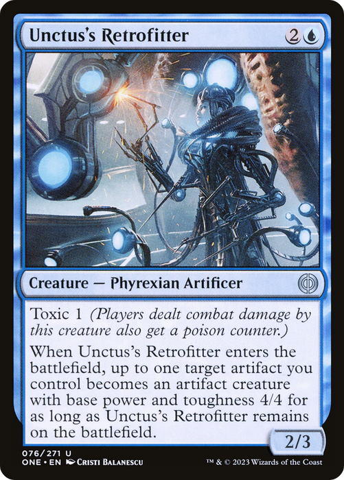 Unctus's Retrofitter (ONE-076) - uncommon - Foil