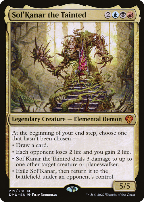 Sol'Kanar the Tainted (DMU-219) - mythic - Foil