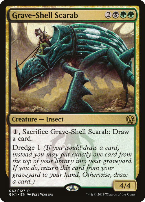 Grave-Shell Scarab (GR1-063) - rare