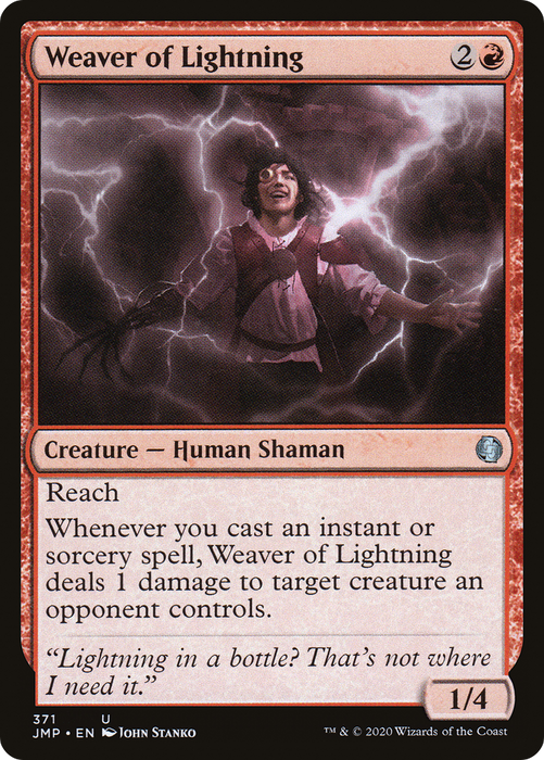 Weaver of Lightning (JMP-371) - uncommon