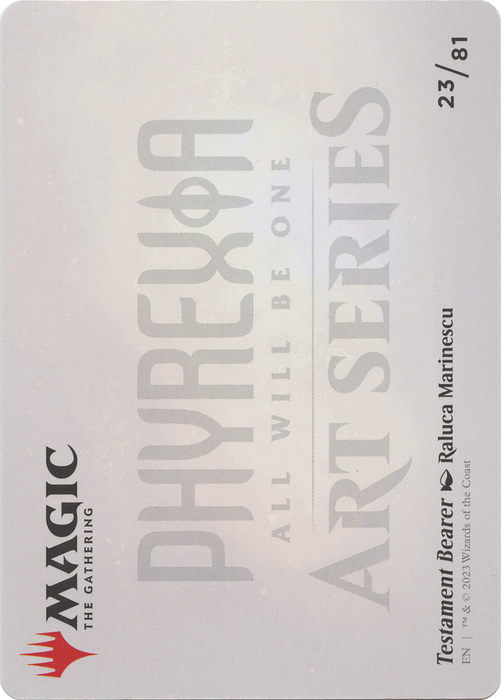 Testament Bearer // Testament Bearer (AONE-023) - common (Borderless)