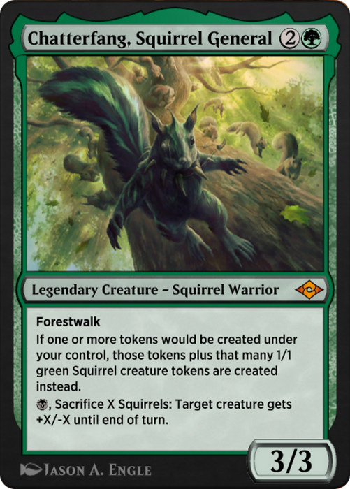 Chatterfang, Squirrel General (J21-552) - mythic