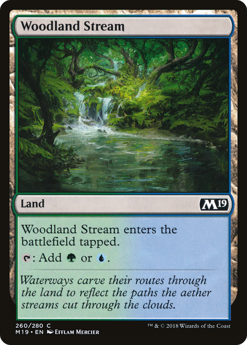 Woodland Stream (M19-260) - common - Foil