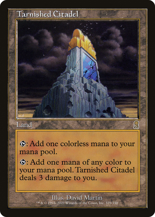 Tarnished Citadel (ODY-329) - rare - Foil