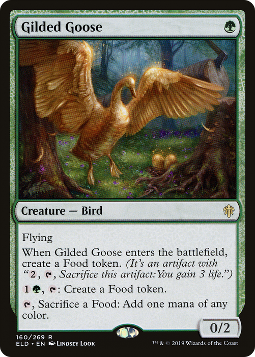 Gilded Goose (ELD-160) - rare - Foil