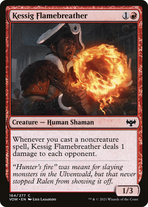 Kessig Flamebreather (VOW-164) - common - Foil