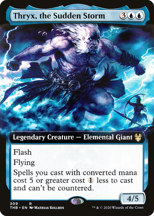 Thryx, the Sudden Storm (THB-309) - rare: (Extended Art)