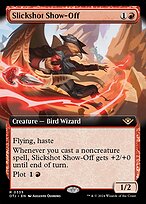 Slickshot Show-Off (OTJ-335) - rare: (Extended Art) - Foil