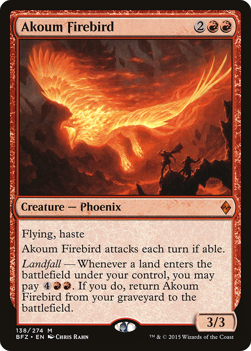 Akoum Firebird (BFZ-138) - mythic