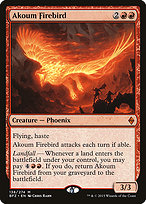 Akoum Firebird (BFZ-138) - mythic - Foil
