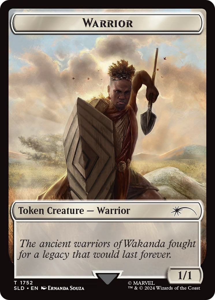 Warrior (SLD-1752) - common (Borderless) - Foil