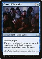 Curse of Verbosity (AFC-082) - uncommon