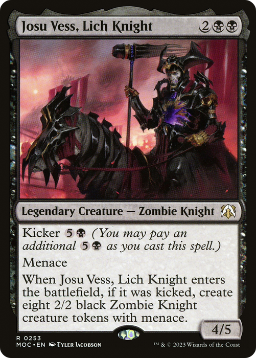 Josu Vess, Lich Knight (MOC-253) - rare