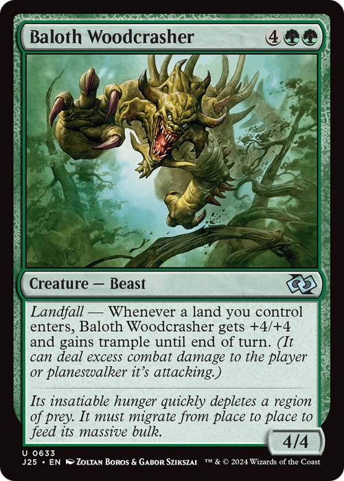 Baloth Woodcrasher (J25-633) - uncommon