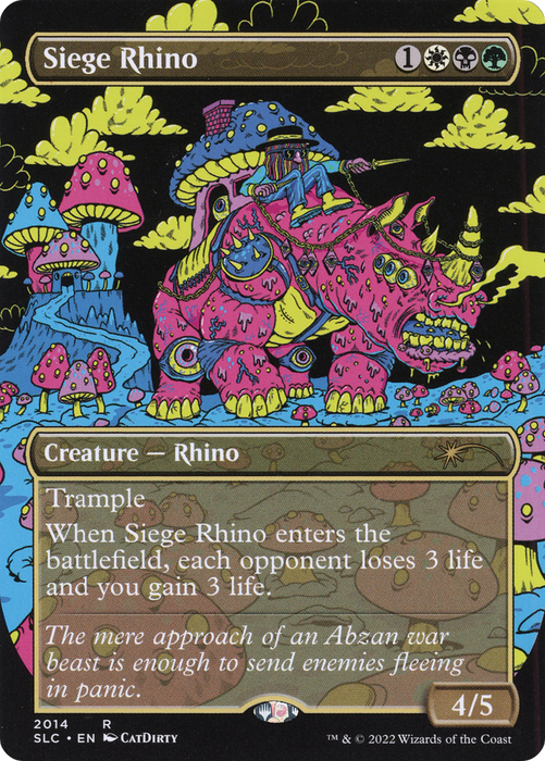 Siege Rhino (SLC-2014) - rare (Borderless)