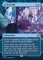 As Foretold (WOT-014) - rare: (Showcase) (Borderless) - Foil