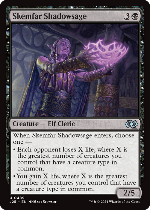 Skemfar Shadowsage (J25-489) - uncommon